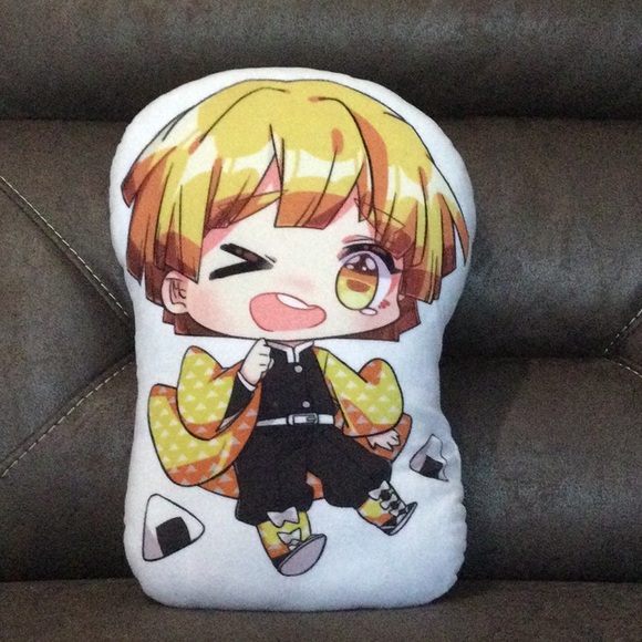 Zenitsu Agatsuma Demon Slayer Pillow - Picture 2 of 2
